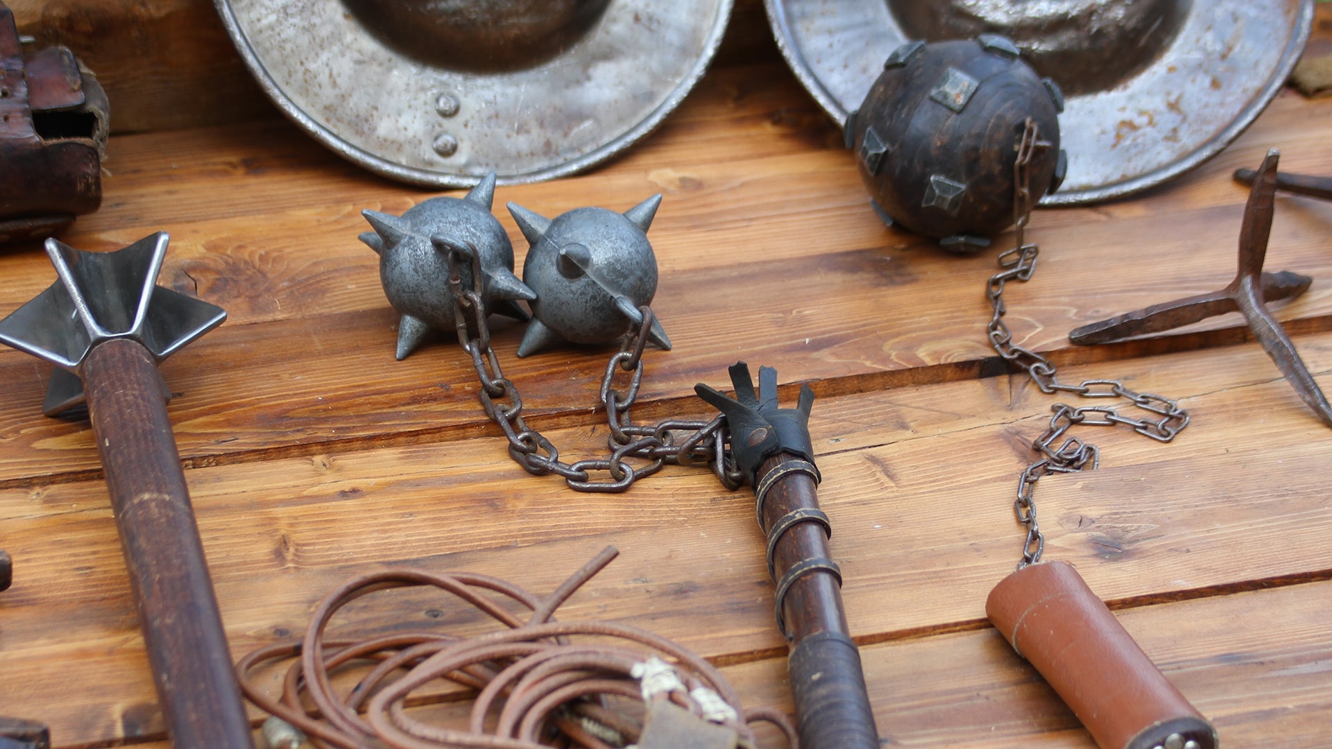 Exploring medieval melee weapons | Sky HISTORY TV Channel