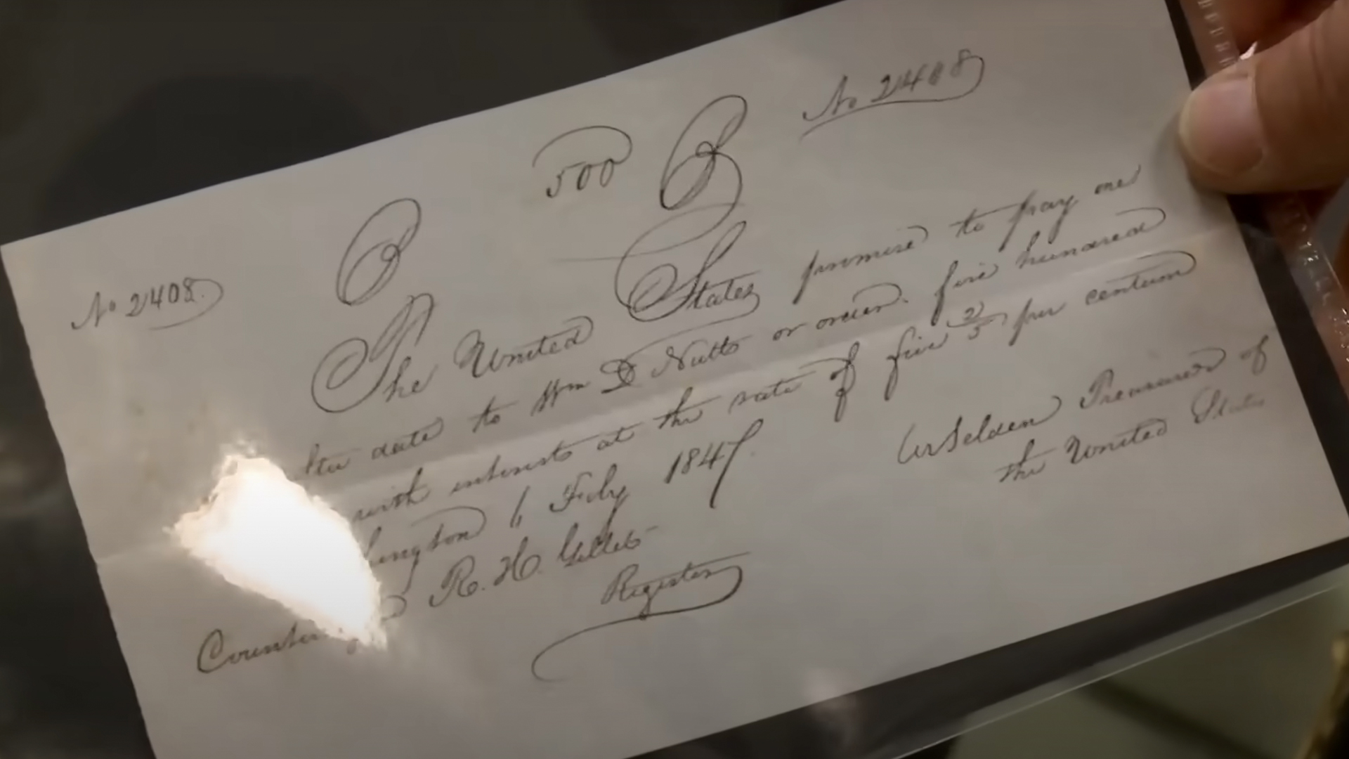 US-Mexico War Promissory Note