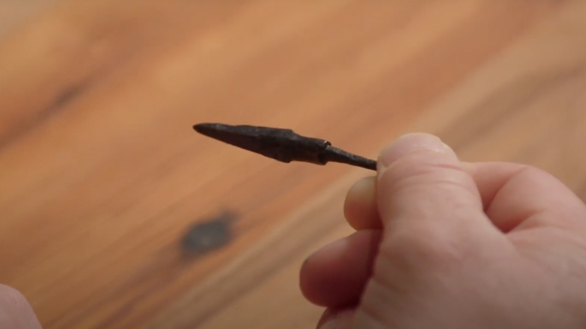An old arrowhead artefact