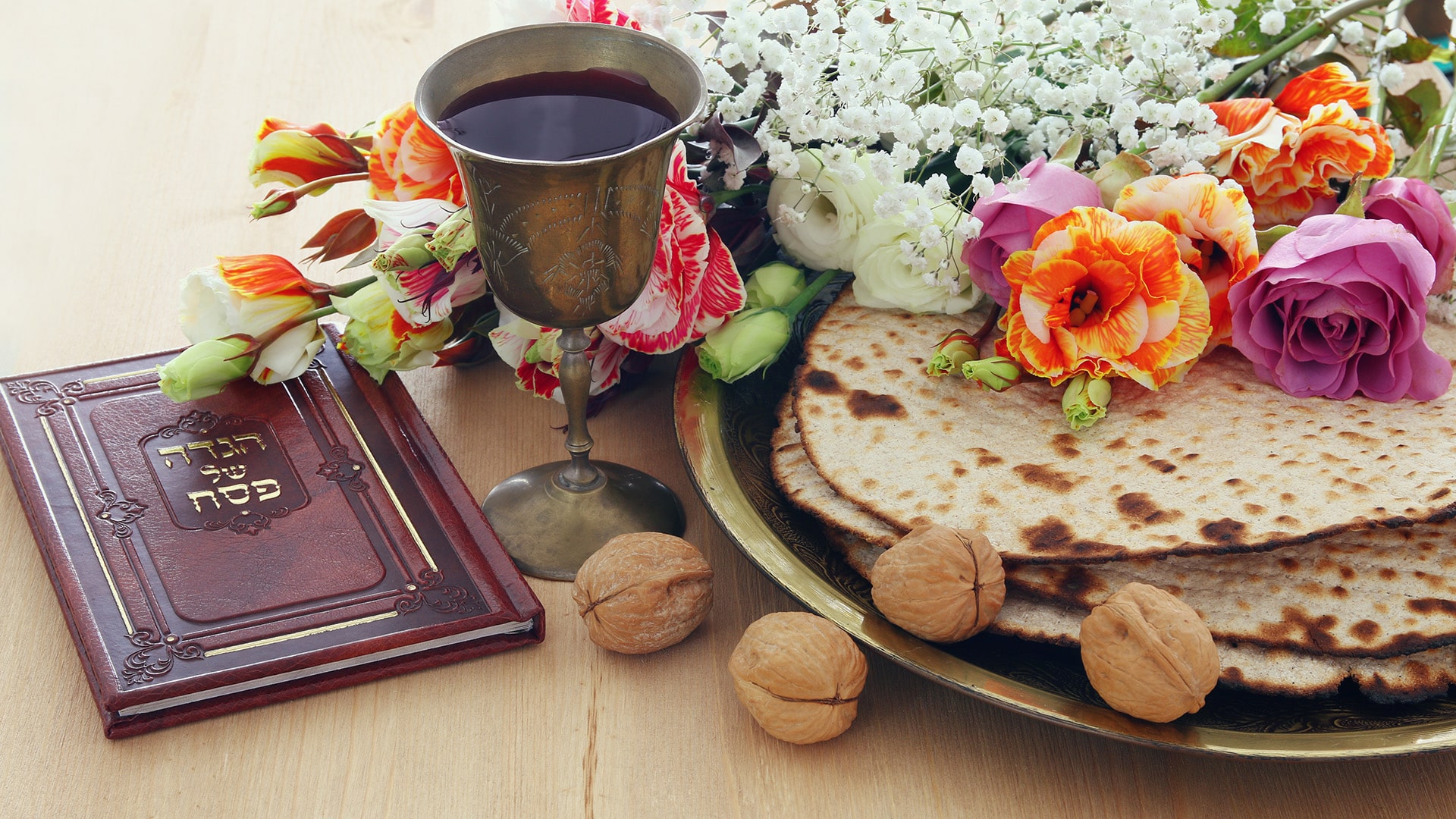 A traditional Passover Meal