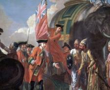 Painting from the Battle of Plassey