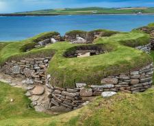 Skara Brae, a stone-built Neolithic settlement in Scotland