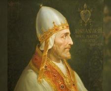 Painting of Pope Adrian IV