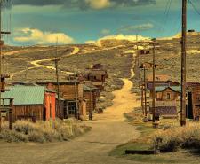 Bodie, California lies abandoned in rural America