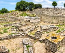 The ruins of the ancient city of Troy