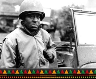 Photo of a member of the 761st Tank Battalion