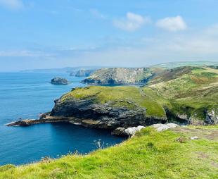 The cliffs at Tintagel