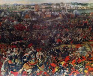 Painting depicting the Battle of Vienna
