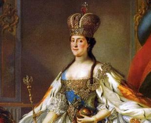 Coronation portrait of Catherine the Great