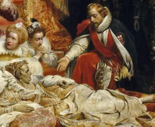 The Death of Elizabeth I, Queen of England (1828) by Paul Delaroche