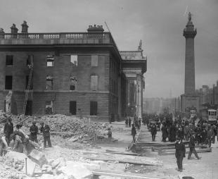 The aftermath of the Easter Rising