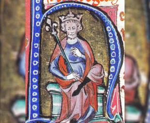 14th century portrait of Knut