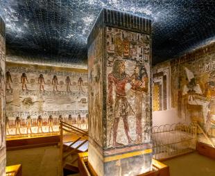 Inside the tomb of Seti I