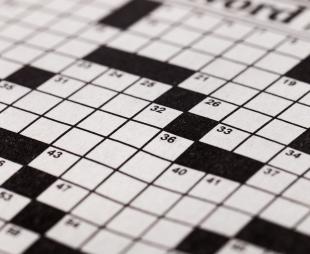A blank crossword puzzle