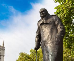 Winston Churchill statue in London