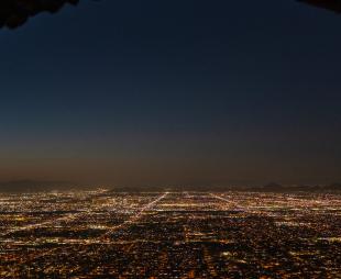 A view out over Phoenix, Arizona