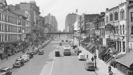 East 86th Street in 1930s New York City