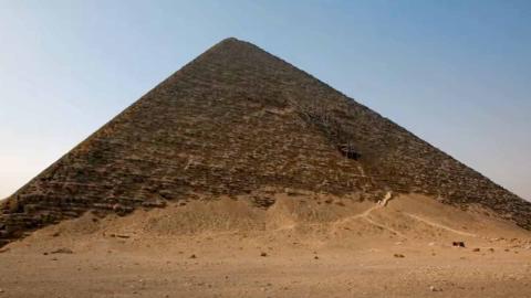 Pyramid in the desert