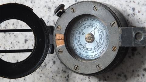 A vintage compass from WWII