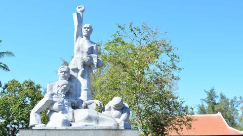 A statue in honour of the victims of the My Lai Massacre
