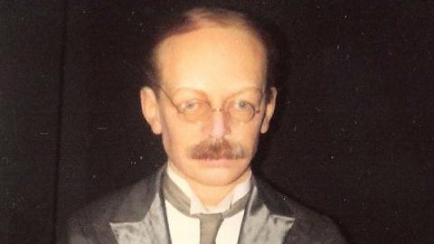Waxwork of Dr Crippen at Madam Tussauds in London