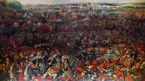 Painting depicting the Battle of Vienna