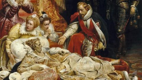 The Death of Elizabeth I, Queen of England (1828) by Paul Delaroche