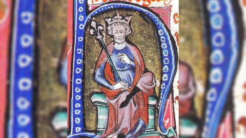 14th century portrait of Knut