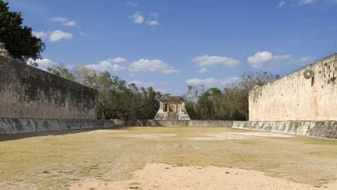 The Great Ball Court at Chichen Itza