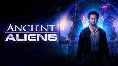 Promotional artwork for the new season of Ancient Aliens