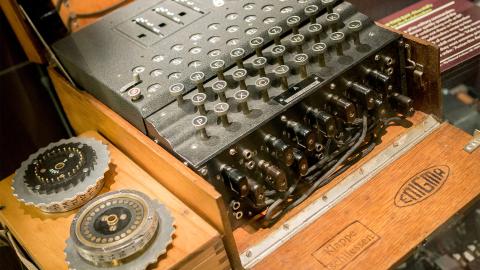 An Enigma machine