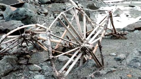 Potential wreckage of an old plane