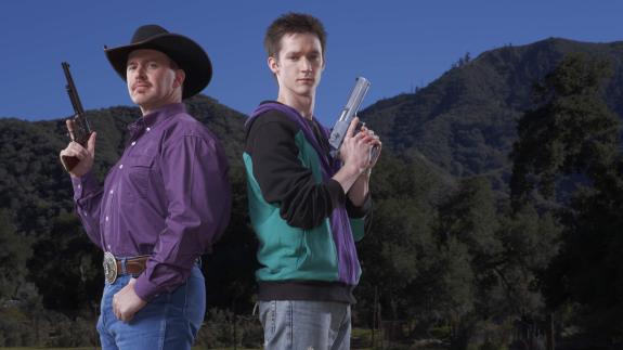 Kelly Blanchard and Denny Chapman from History's original series, Top Shot.