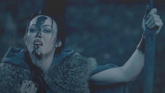 Boudica (played by Kirsty Mitchell)