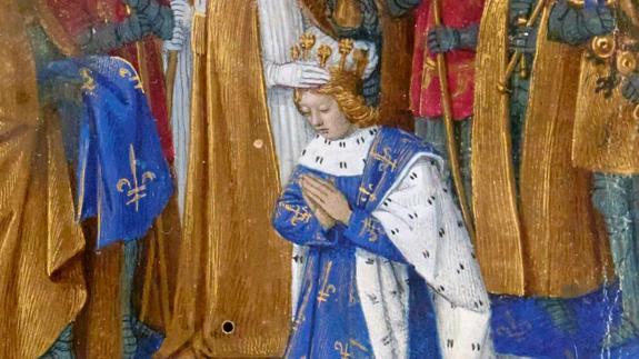 The coronation of Charles VI 