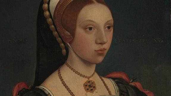 Portrait of a Young Woman c. 1540–1545 from the Workshop of Hans Holbein the Younger