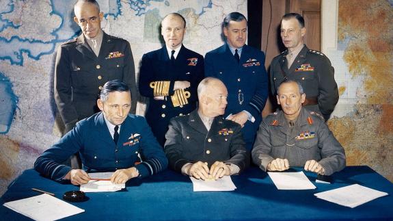 Meeting of the Supreme Command, Allied Expeditionary Force, London, 1 February 1944