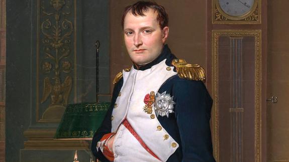 The Emperor Napoleon in His Study at the Tuileries by Jacques-Louis David