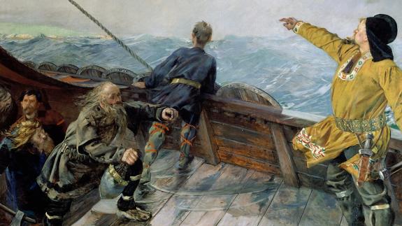 Leiv Eirikson discovering America