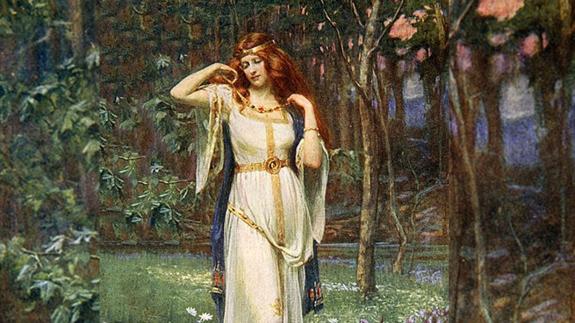 'Freyja and the Necklace' by James Doyle Penrose, 1890