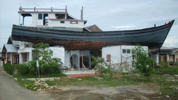 Two days after the 2004 Indian Ocean Tsunami