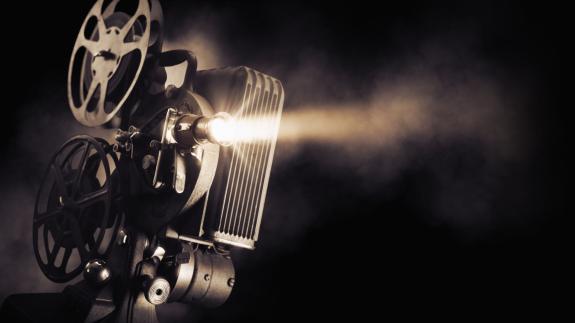 Original movie film projector