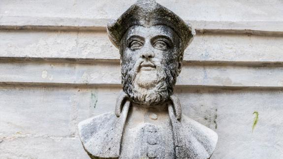 A bust of Michel de Nostradame