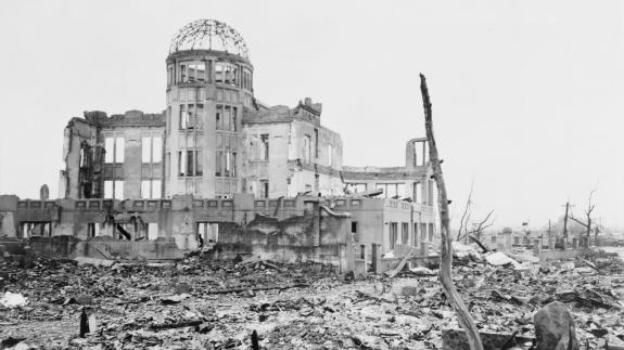 Wrecked museum in Hiroshima