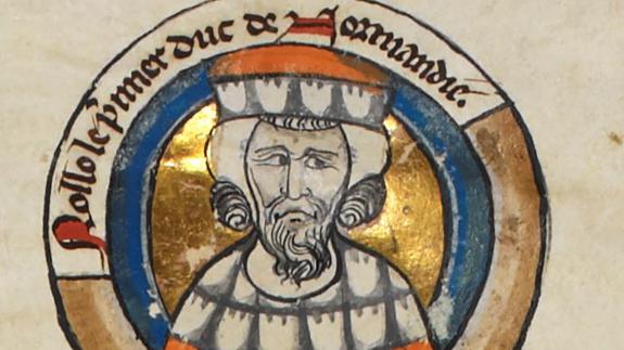 Medieval paining of Rollo