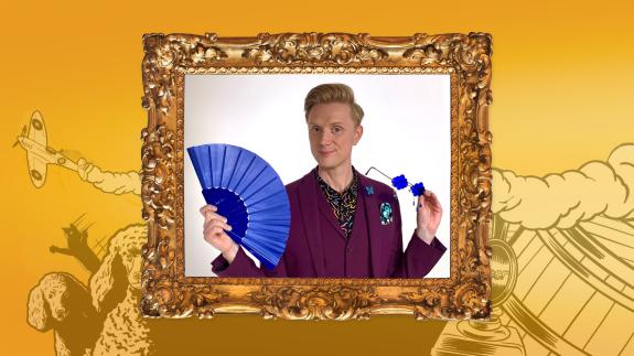 A photograph of Owain Wyn Evans