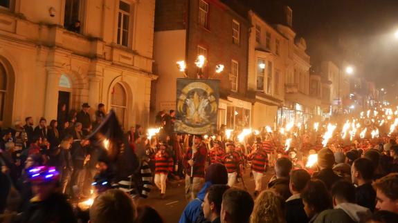Bonfire Night, Torchlit Parade, Lewes