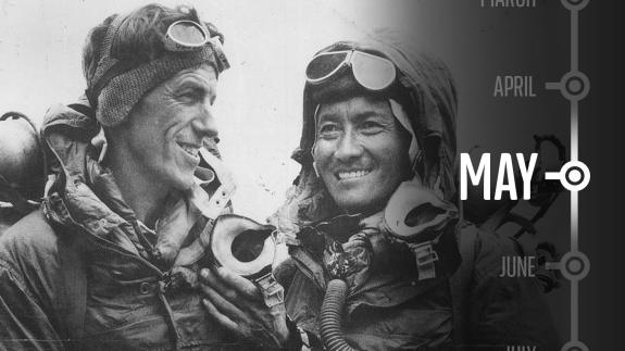Edmund Hillary and Tenzing Norgay