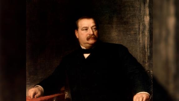 Official portrait of Grover Cleveland