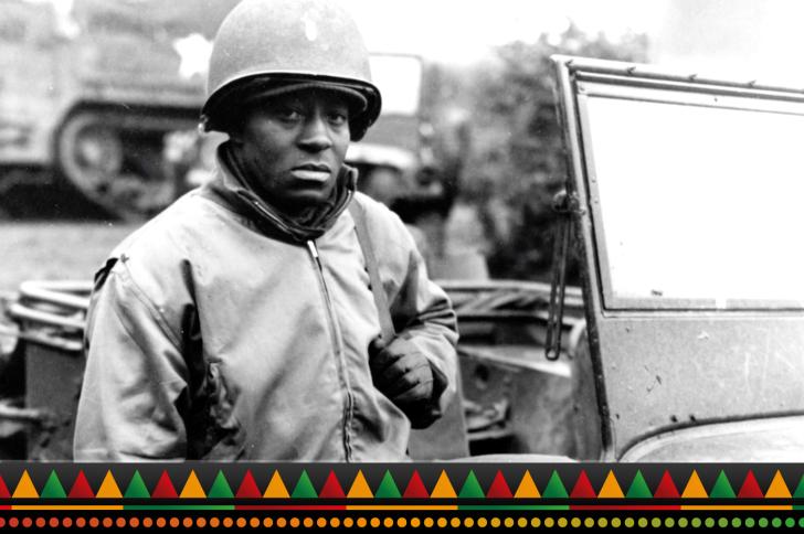 Photo of a member of the 761st Tank Battalion